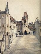 Albrecht Durer The Courtyard of the Former Castle in innsbruck oil painting picture wholesale